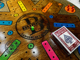 Fast Track Board Game With Cards and Pegs Free Personalization