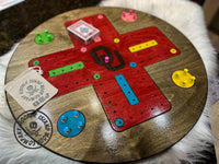 Fast Track Board Game With Cards and Pegs Free Personalization