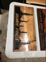 Oilfield Decor with name, personalized drilling rig sign