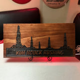 Oilfield Decor with name, personalized drilling rig sign