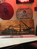 The Coil Tubing Unit - Personalized Oilfield Decor - 23 X 11