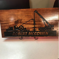 The Coil Tubing Unit - Personalized Oilfield Decor - 23 X 11