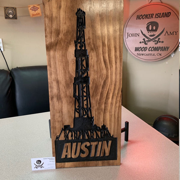 The Drilling Rig - Personalized Oilfield Decor