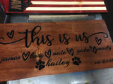 This Is Us Family Sign