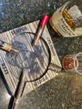 Personalized Marine Corps Cigar Wood Ashtray, Customized with your name, USMC Semper Fi