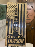 The American Drilling Rig - 24" X 11.25" Oilfield Decor