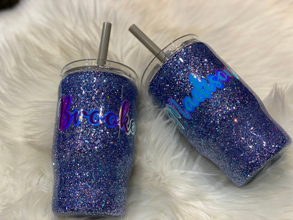 Glitter Tumbler  Glitter tumbler cups, Glitter tumbler, Custom