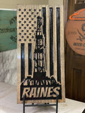 The American Drilling Rig - 24" X 11.25" Oilfield Decor