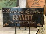 Family Established Sign. Simple and Elegant. The Perfect Wedding and Anniversary Gift