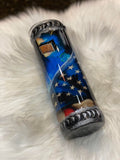 Welders Tumbler Gift for Him, Personalized Expoxy Tumbler With American Flag