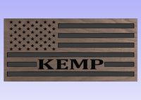 Personalized 23”x11” Flag, American Flag, Flag, Wood Flag, Wooden Flag, Rustic Flag, Wood Working, wood wall art, farmhouse sign, wood signs